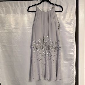 Pronovias beaded cocktail dress US 14